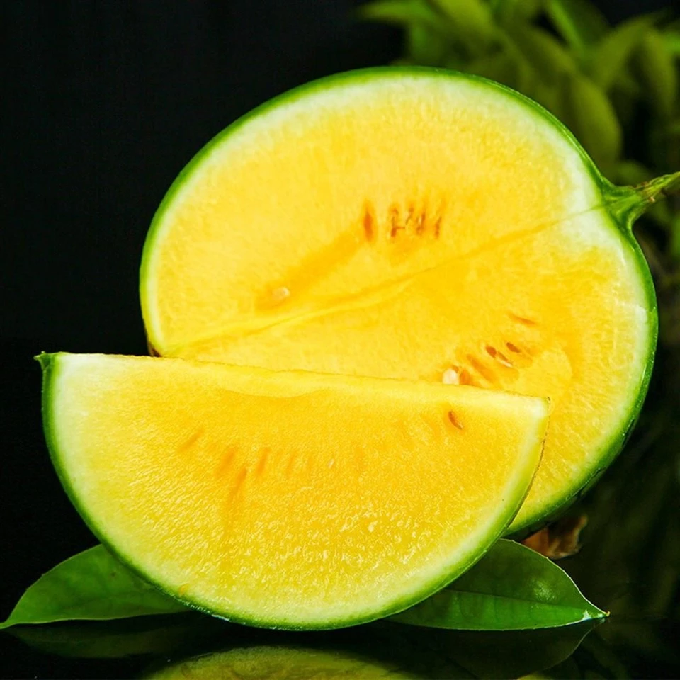 Semillas De Sandía De Cáscara Verde Y Pulpa Amarilla WA-34